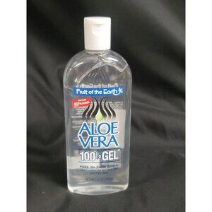 Fruit of the Earth Aloe Vera Gel NO ALCOHOL 100% Gel - 12oz NEW